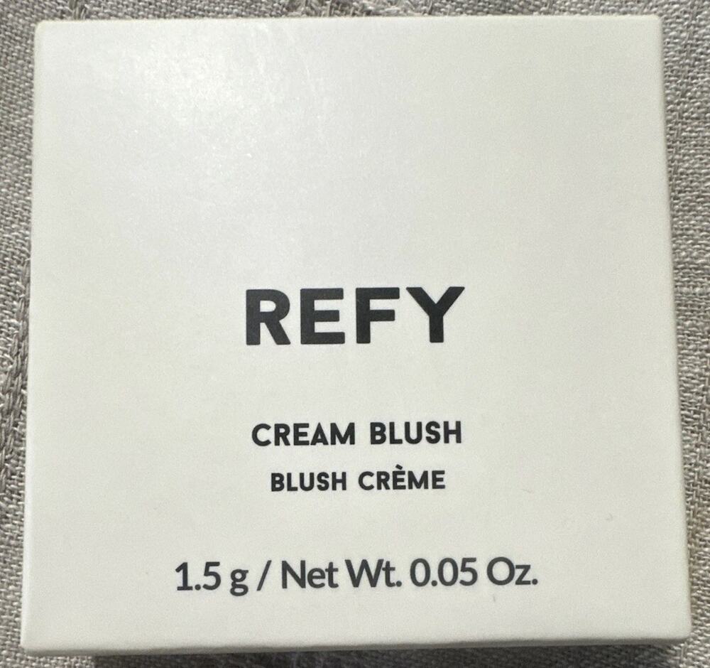 REFY Cream Blush Single - Malaya Shade, Color Effect, 0.05 oz / 1.5 g